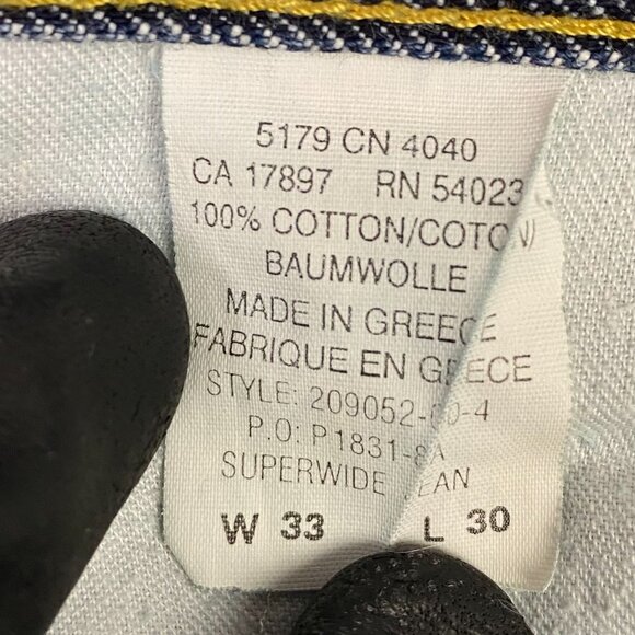 Vintage Y2K Gap Super Wide Leg Jeans Men's Women's 30 x 33 Baggy Skater Grunge - Picture 10 of 15